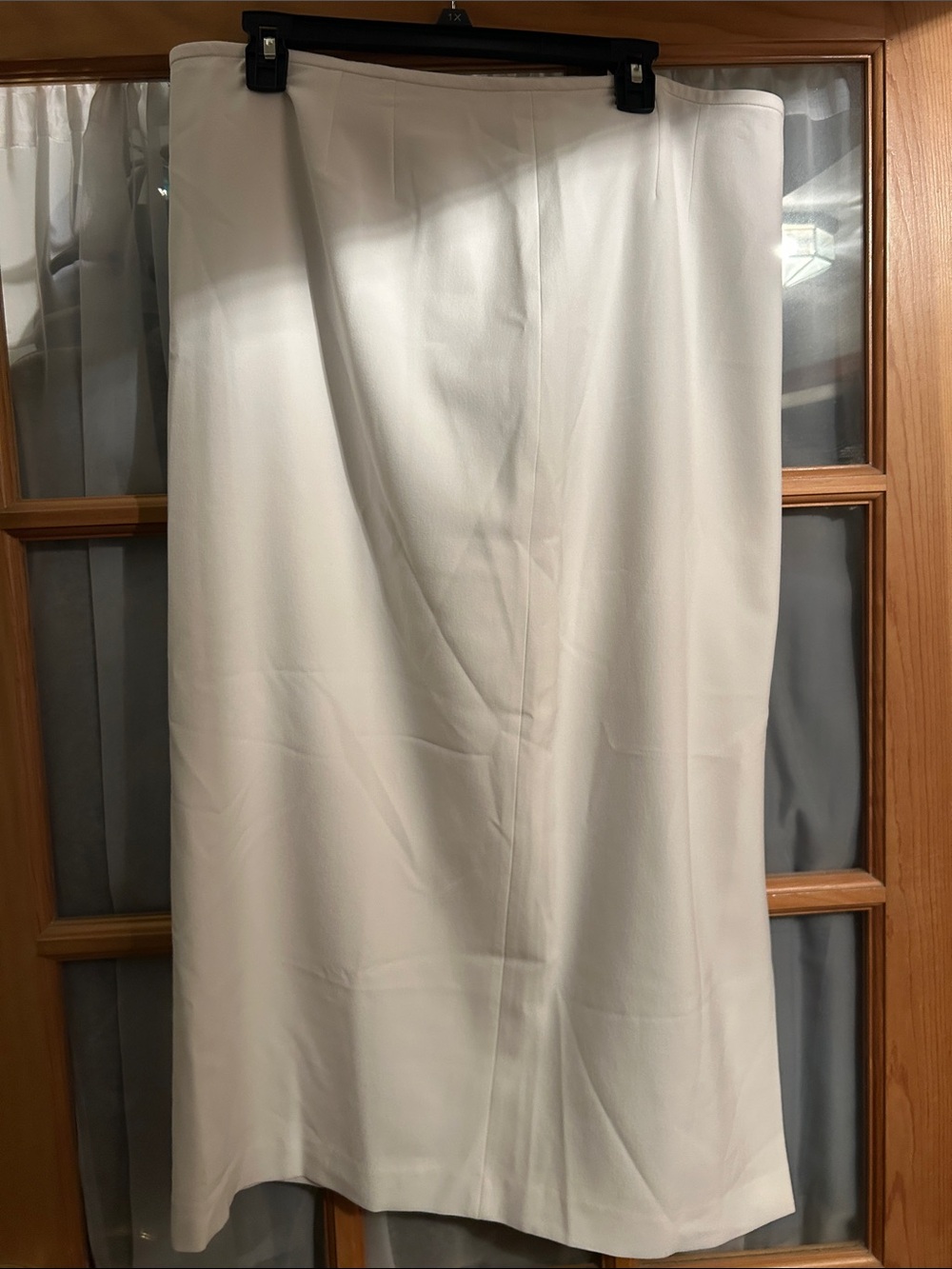 Classic White Midi Skirt Black Label by Evan Pacone